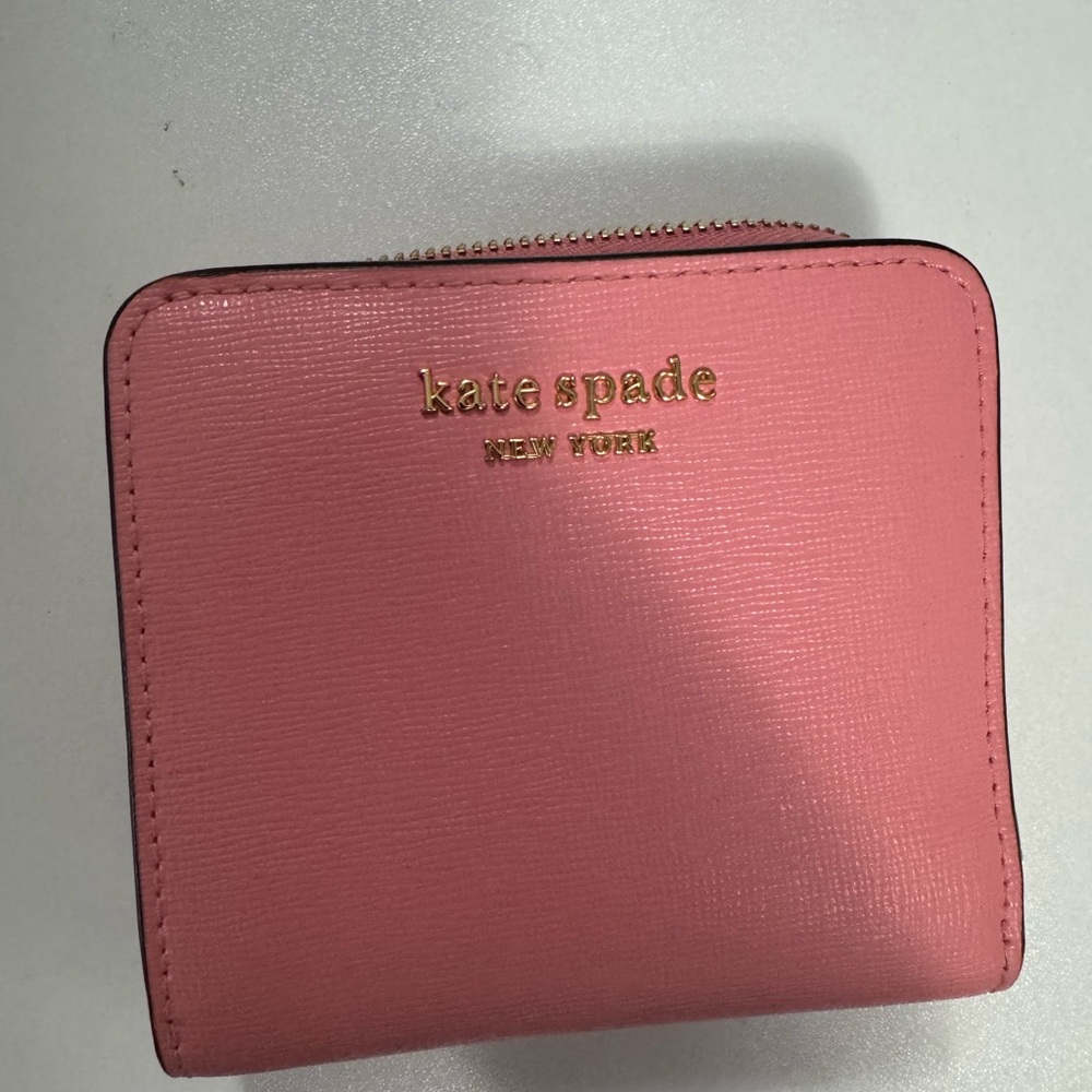 Kate Spade Pink Saffiano Leather Wallet